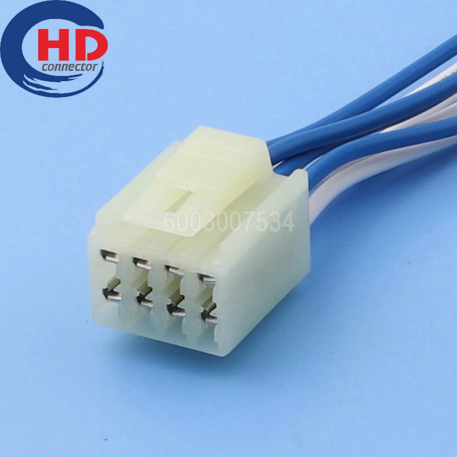 8 Pin Connector Unsealed 2.3mm Male Female Connector Cable Motorcycle Electrical Harnesses Wiring Harness 6090-1051 6090-1021