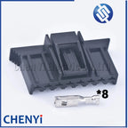8 Pin Black 2.8mm series Auto Plug Wiring Harness Automotive Connectors 211PC083S0017 With Pins For PEUGEOT CITROEN