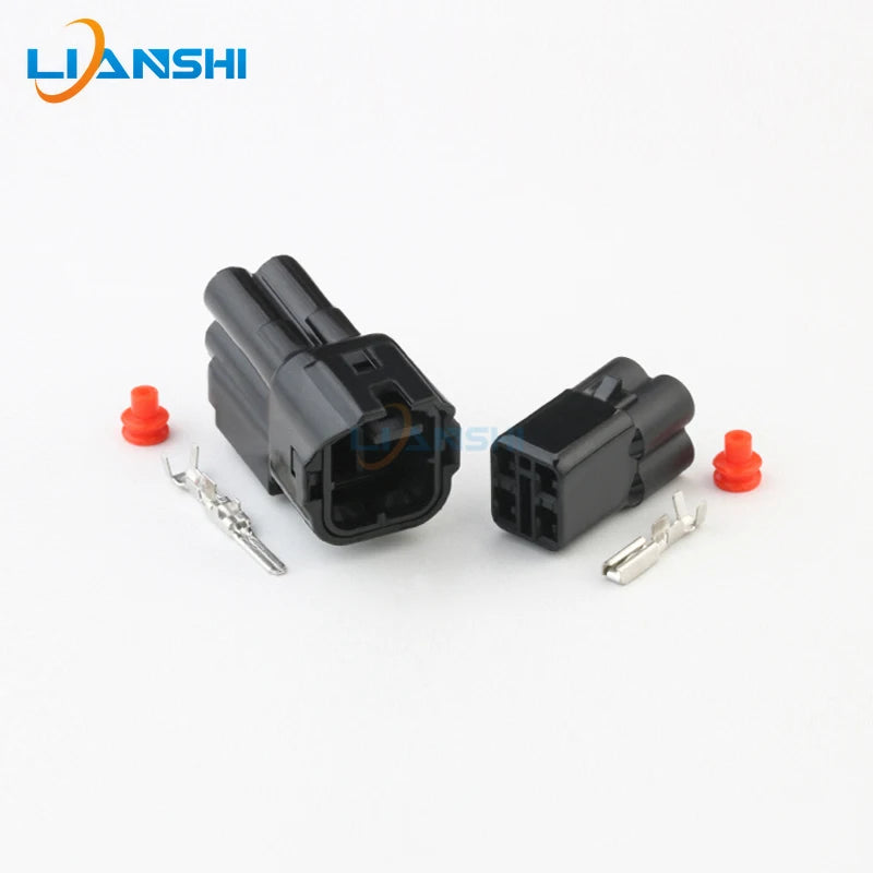6187-4441/6180-4181 Automotive oxygen sensor plug 4-hole waterproof connector harness modified sheath with terminal