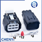 6 Pin Automobile waterproof connector Headlamp fog lamp plug 6189-7535 6189-7534 For Chevrolet Sail Chang'an Auchan CS55 CS75