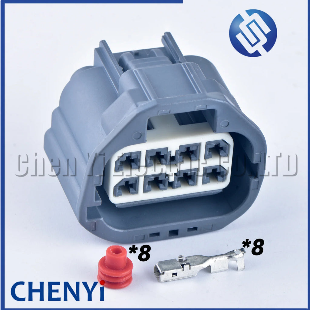 8 Pin Auto connector fuel pump plug Tail lamp headlamp turn signal lamp plug 7283-5574-10 7282-5574-10 for Ford Volvo Cadillac