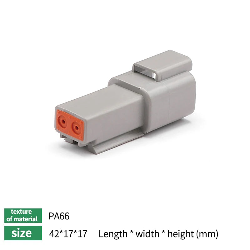 5/10/20Sets Deutsch Type DTM/DT/DTP/DT13/DT15 Waterproof Connector With Terminal Male Female Plug&Socket DTM04-2/3/4/6/8/12P