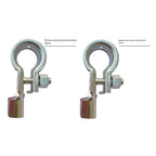 1 Pair Battery Terminals Connector Clamps Copper Battery Terminal Kit Brass Terminal Clamp Connector Negative Positive Auto Part