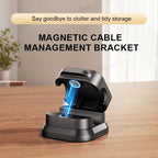 6/12 PCS Magnetic Cable Clips Cable Smooth Adjustable Cord Holder Under Desk Cable Management Wire Keeper Organizer Holder Amagi