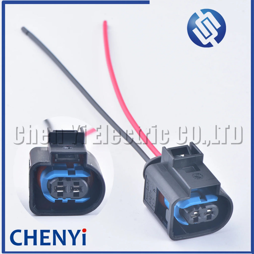 2 Pin Automotive waterproof connector fuel injector Wiring plug 4D0971992A 4D0971992B 4D0971992