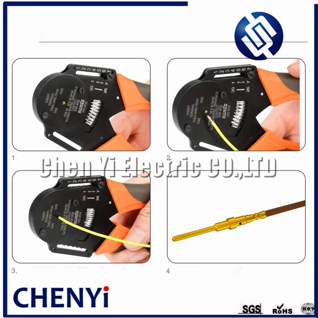 50/100 Pcs Deutsch DTM 1.0mm Series Female male Pin 0460-202-2031 0462-201-2031 Gold Plated Stainless Steel Crimp Solid Terminal