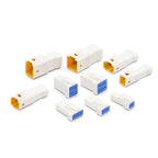 5/10/100 Sets Automotive Connectors JST02R-JWPF-VSLE 2/3/4/6/8 Pin Waterproof Connectors Male and Female Butt Plugs