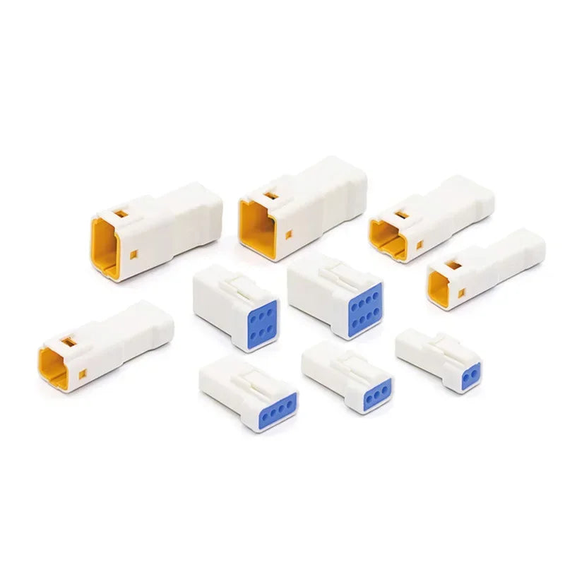 5/10/100 Sets Automotive Connectors JST02R-JWPF-VSLE 2/3/4/6/8 Pin Waterproof Connectors Male and Female Butt Plugs