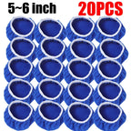 Microfiber Car Waxing Polishing Sleeve 5-10 Inches Polisher Pad Wash Buffer Waxing Sleeve Auto Body Care Cleaning Accessories