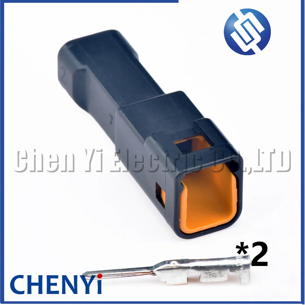 5 sets Black 2 Pin miniature Automotive Waterproof Cable Connector Male or Female Butt Plug 02R-JWPF-VSLE-S 02T-JWPF-VSLE-S