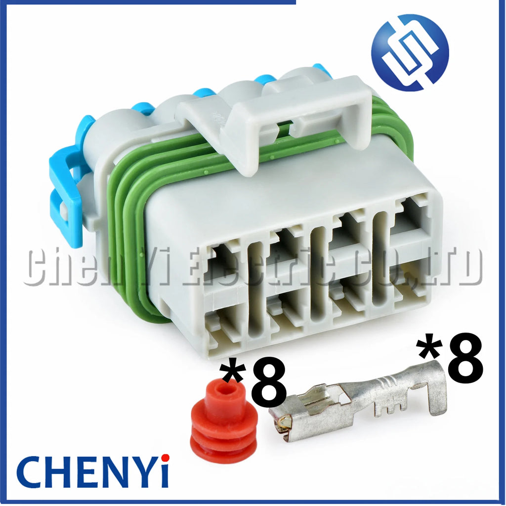 8 Pin Automotive waterproof connector Automotive fuel pump assembly harness plug 12176335 For Buick Opel Chevrolet
