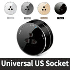 Power Track Home Appliances Universal Socket Electric Plug Adapter With USB,Wall Mount Power Strip with Removable Outlet Adapter