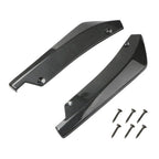 Universal Car Front Rear Bumper Strip Lip Spoiler Diffuser Splitter Scratch Protector Extension Carbon Fiber Winglets Side Skirt