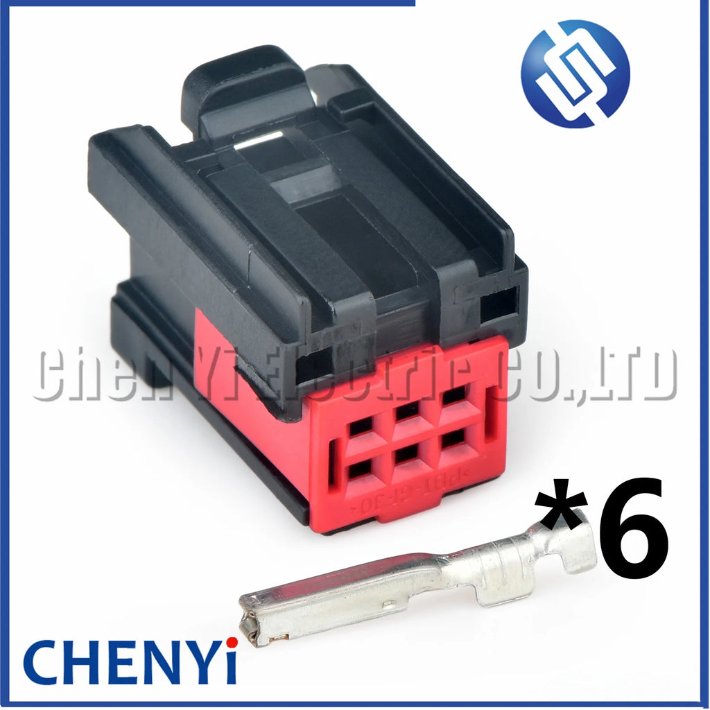 6 Pin Auto seat connector car one key start switch harness plug C2195 0-1419158-5 1419158-5 3-1441325-1 For Ford Mondeo Focus