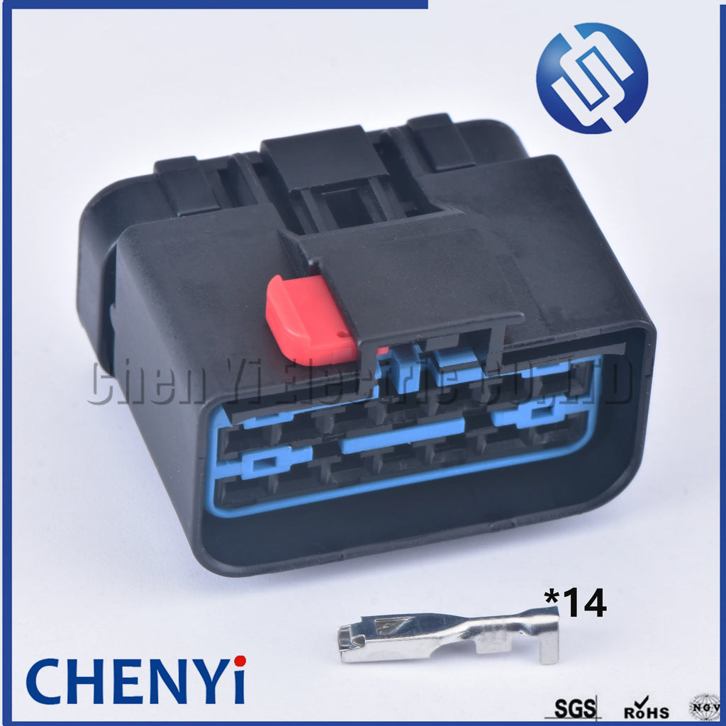 14 Pin waterproof connector bumper radar Transmission plug Rear lamp plug Headlig ABS sensor plug Engine plug 54201411 54201415