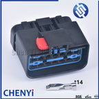 14 Pin waterproof connector bumper radar Transmission plug Rear lamp plug Headlig ABS sensor plug Engine plug 54201411 54201415