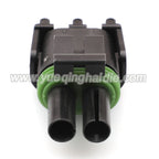 Delphi 2-Pin Connector Waterproof 2.5mm Male Female Connector Automotive Wiring Harness Cable Plug for GM 12010973 12015792