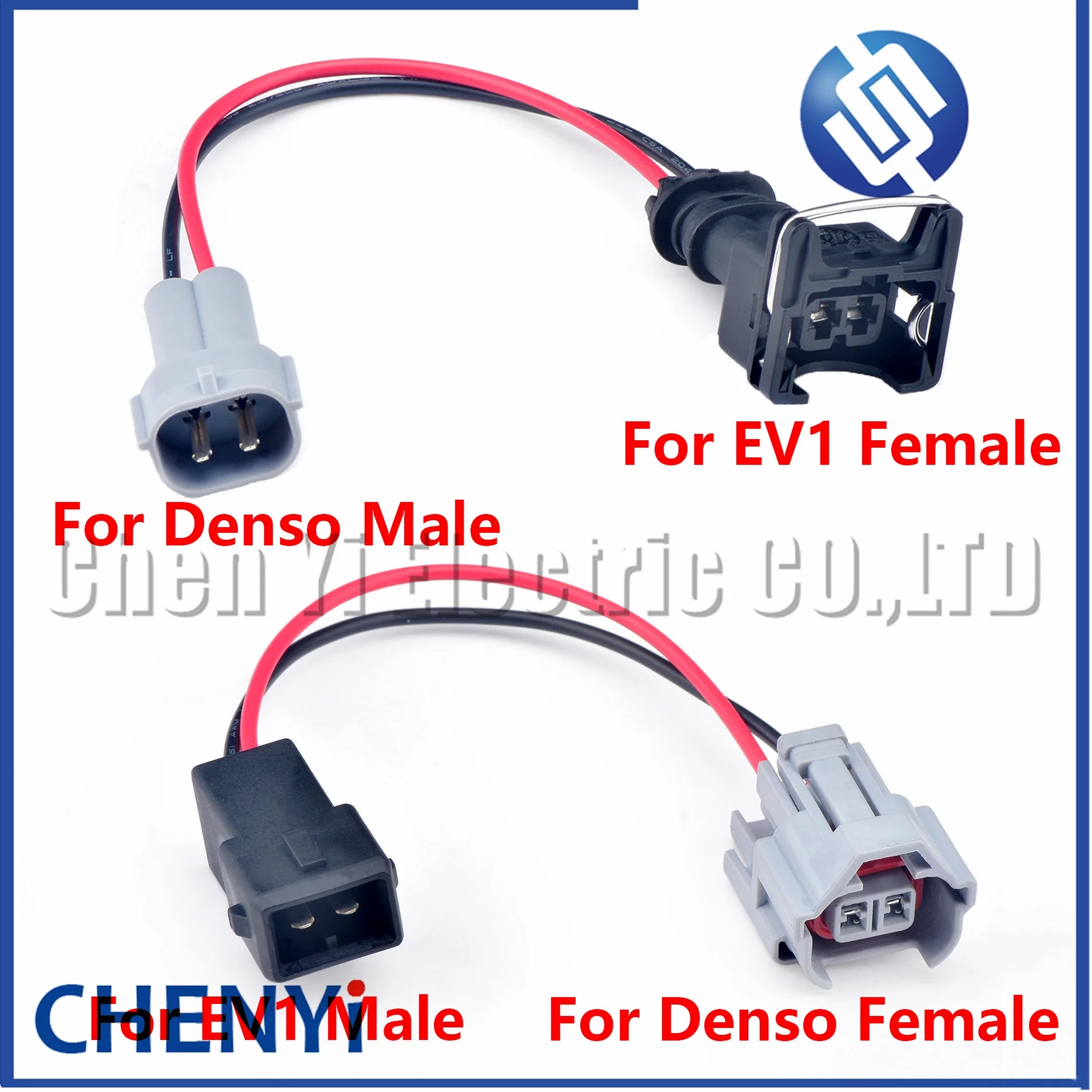 1 Pcs Fuel injector Adapters Harness Connector For Denso to EV1 Jetronic Male Female convert Wired Adapters Harness Wiring