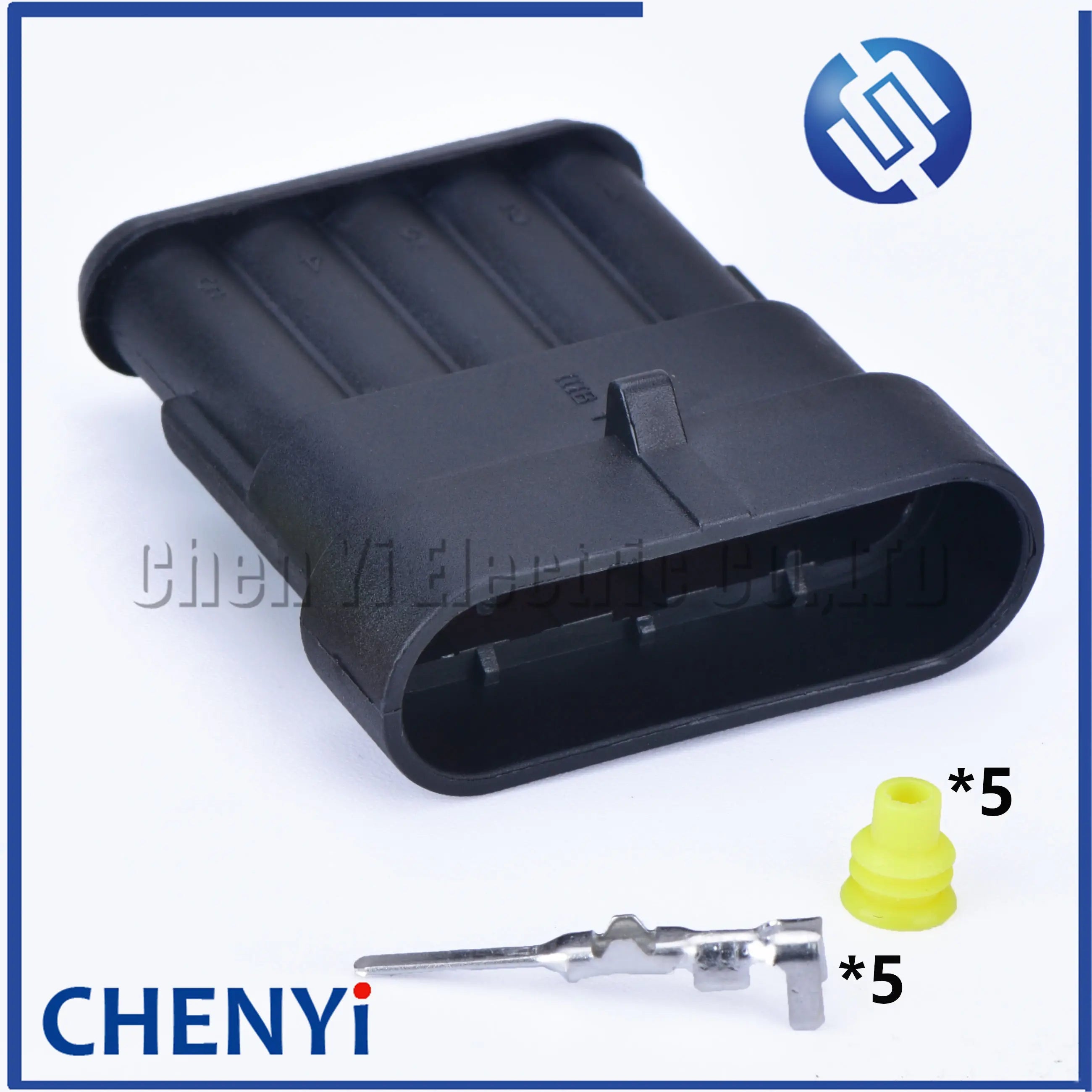 5 Pin Automotive waterproof connector Accelerator pedal assembly acceleration sensor harness plug 282107-1 282089-1 3801-300040A