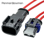 1 Set 2 Pin 2.8mm Car Oil Injector Electrical Cable Connectors Waterproof Female Male Wire Harness Plug 47000EV2M