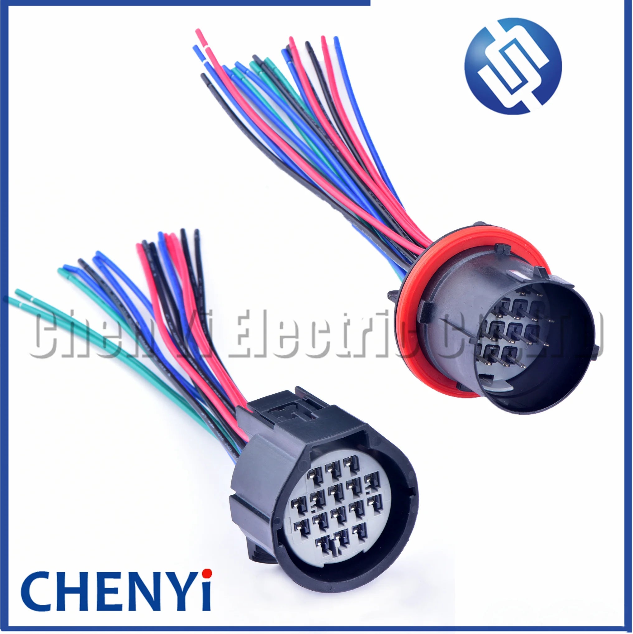 16 Pin/Way Male Female Headlight Connector Plug Wire Cable Pigtail For Land Rover Discovery 3 4 Jaguar Range Rover Freelander 2