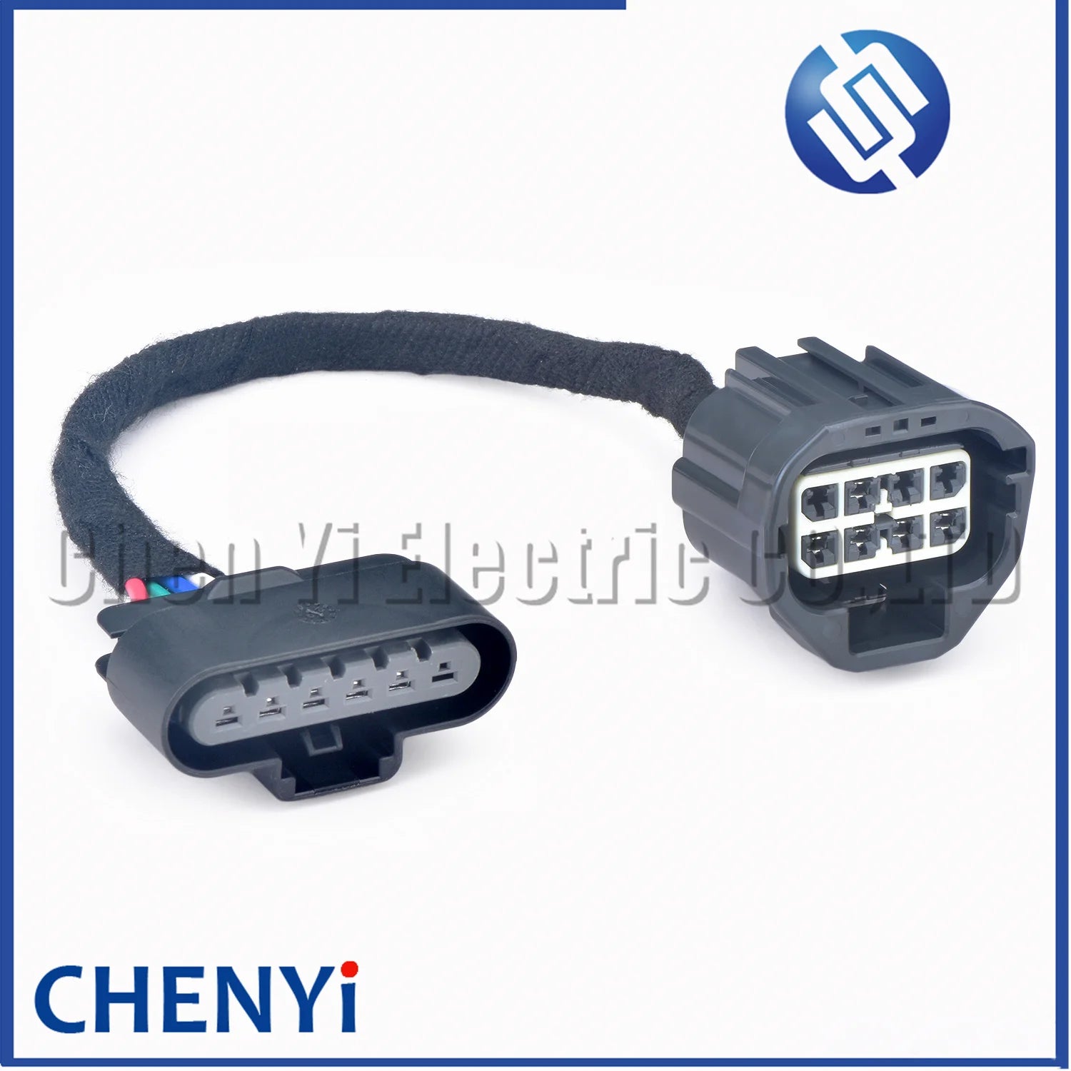 1 Pcs 8P to 6P Adapter From HID Wiring To HALOGEN Headlight Connector harness plug For 2007-2012 GMC Acadia