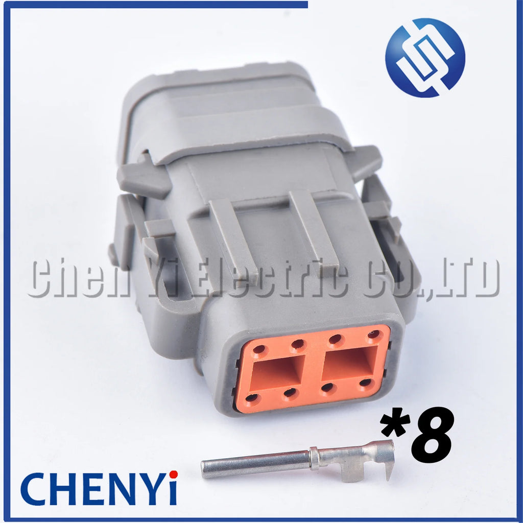 2 3 4 6 8 12 Pin Waterproof Connector Plug DTM06-2S-E007 DTM06-3S-E007 DTM06-4S-E007 DTM06-6S-E007 DTM06-8S-E007 DTM06-12S-E007