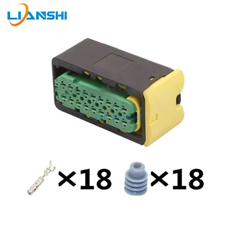 The 18-core urea pump sensor DJ7183C-1.5-11/21 is suitable for new energy vehicle connectors with the number 3-1563759-1