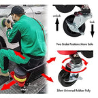Car Multi-Function Chair Mechanic For Wax Polishing Projects Car Creeper Stool Chair Mobile Creeper Seat Car Wash Supplies Amagi