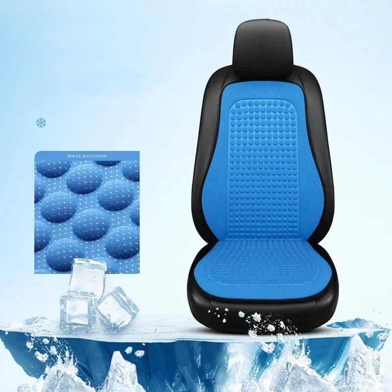 Winter Car Seat Cushion Short Plush Seat Protector Pad with Non-Slip Backing Flocking Cloth Cover Universal Front Covers Amagi