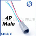 4 DTM06-4S DTM04-4P Automotive waterproof connector Sealed Wire Harness Plug with 15cm wires For Deutsch DTM series