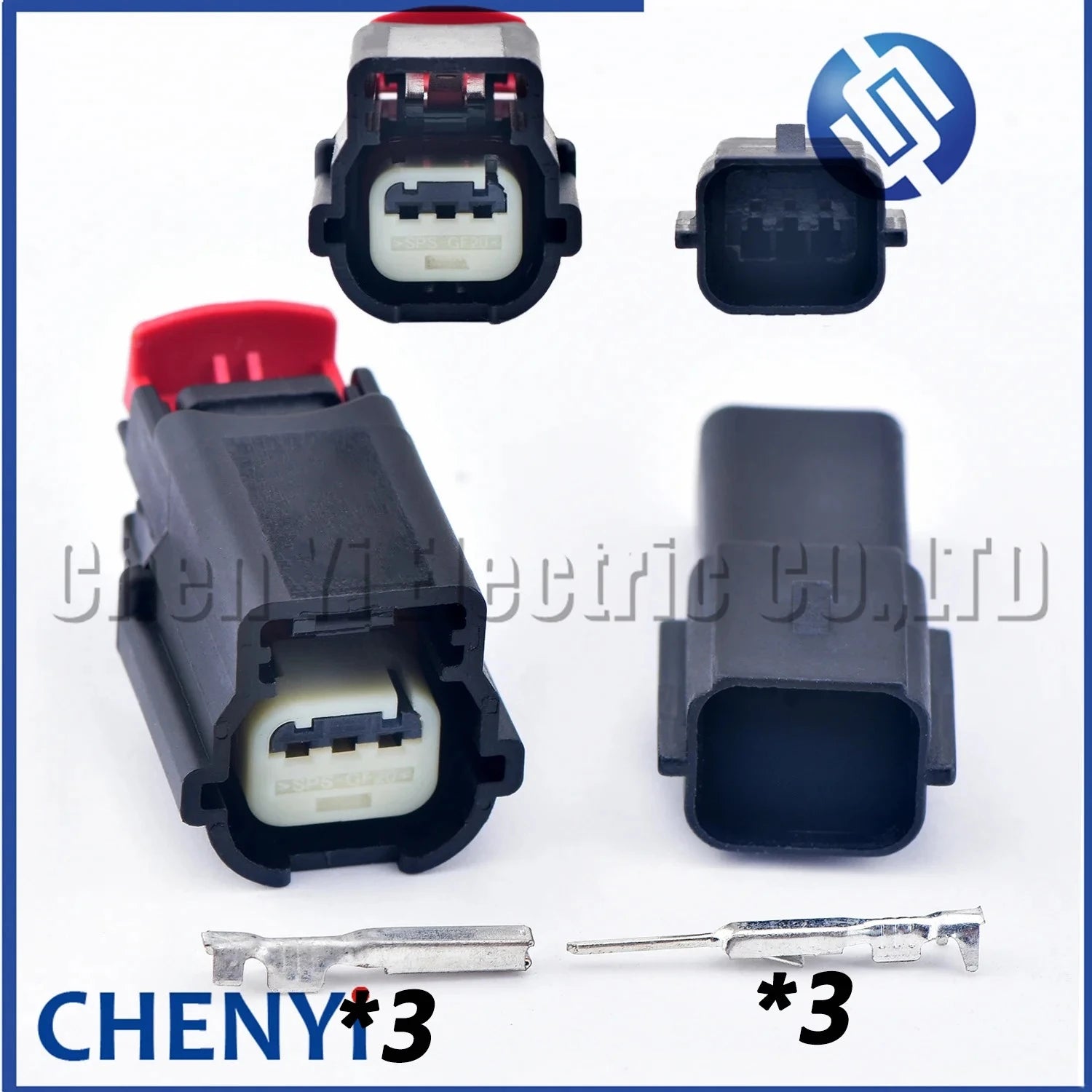3 Pin auto waterproof Crankshaft Position Sensor connector PDC Parking Radar Sensor Plug 314043110 31404-3110 For Buick GM Ford