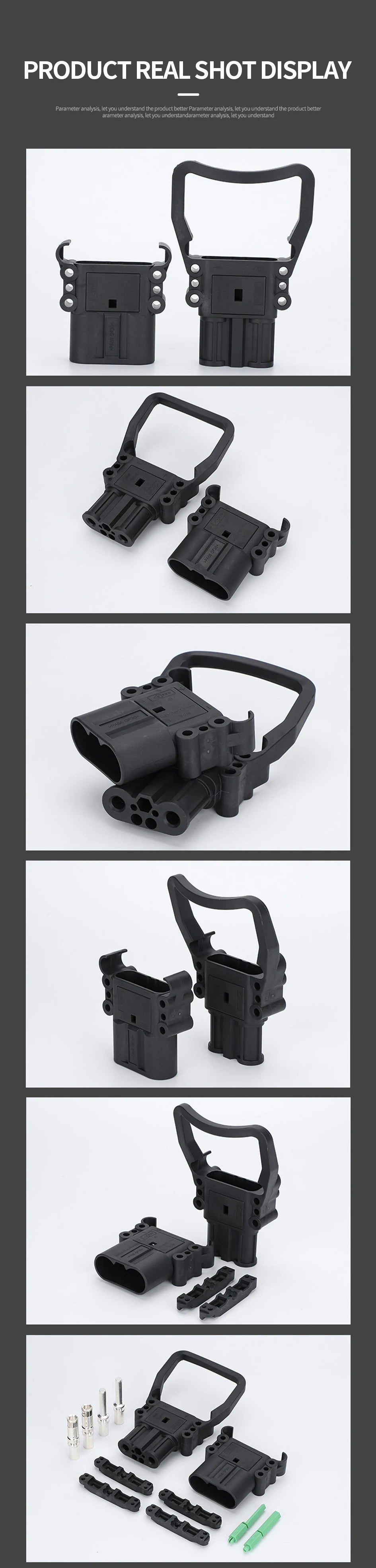 1/5/20 Sets REMA Type Connector 80A 160A 320A Electric Forklift Power High Current Battery Charger Male And Female Plugs Sockets