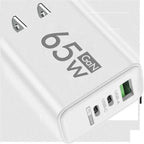 65W Type C USB GaN EU/US/KR Plug Fast Charging Charger 4 In 1 Multi Ports Quick Charging Wall USB Type C Power Adapter Amagi