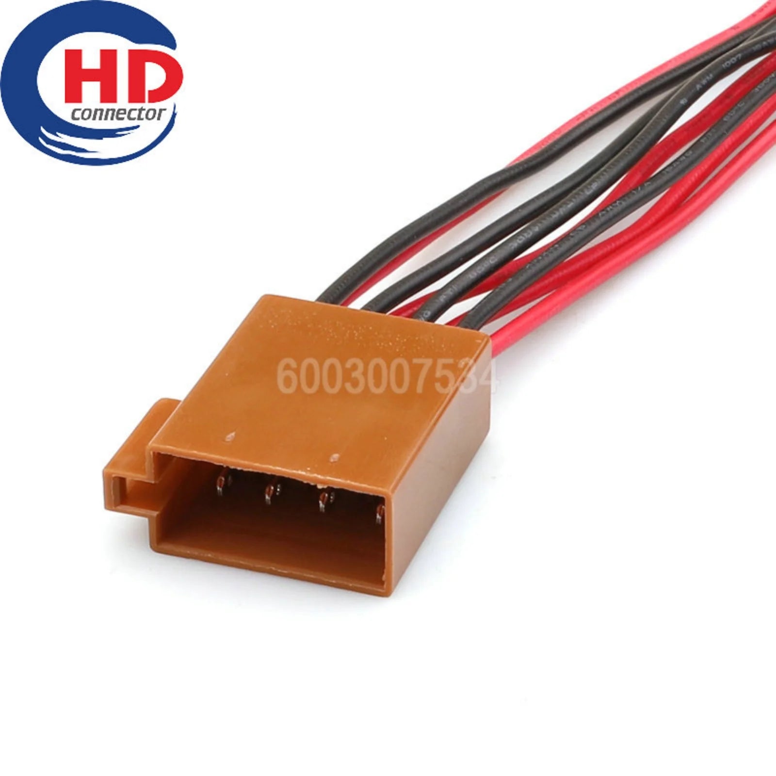 8 Pin Connector Unsealed 2.8mm Series Male Connector Cable Plug 106455-4 Motorcycle Electrical Harnesses