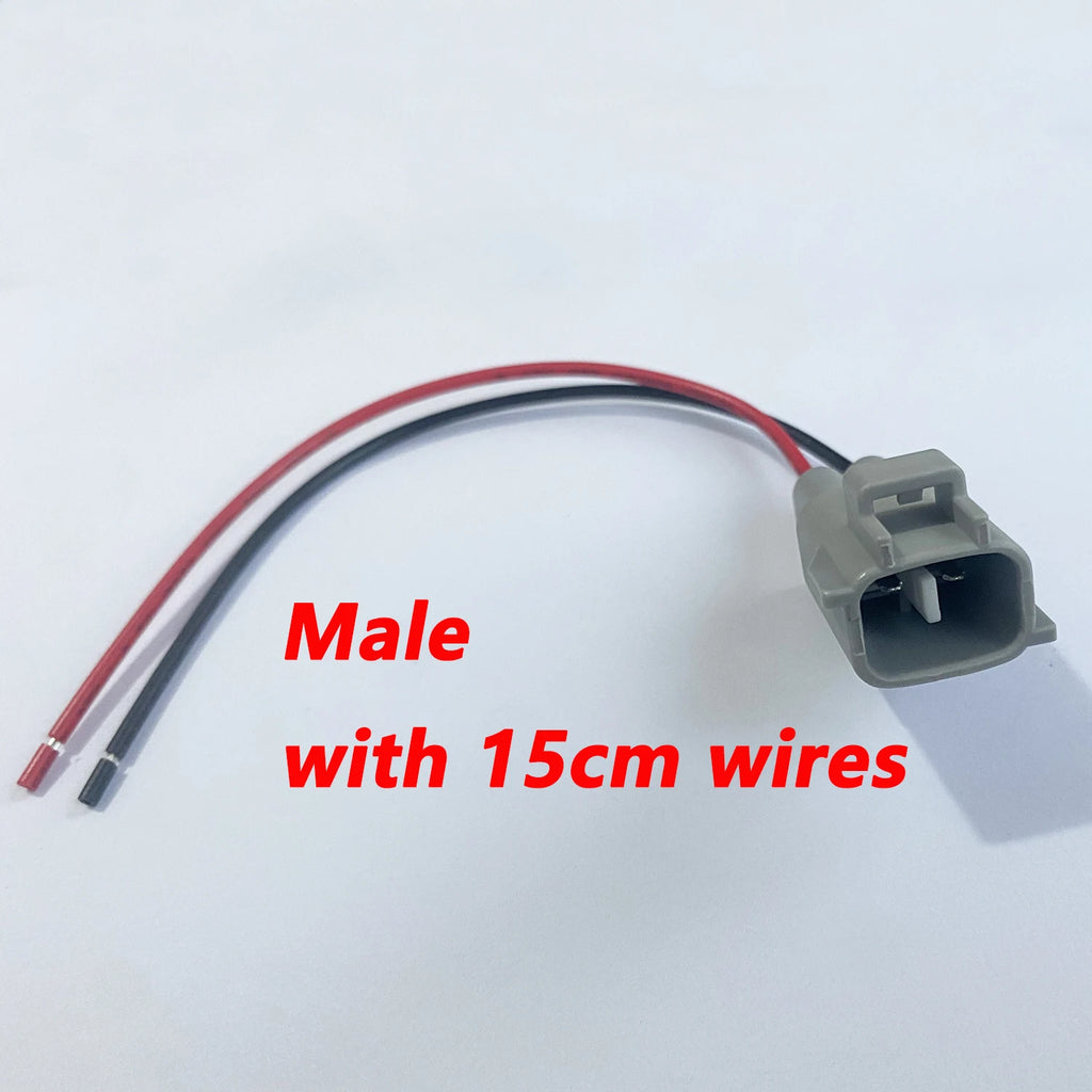 2 Pin female or male Automotive Fog Socket Lamp Plug Turn Signal Light Connector With Cable Wire Harness 90980-11019 For Toyota