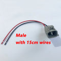 2 Pin female or male Automotive Fog Socket Lamp Plug Turn Signal Light Connector With Cable Wire Harness 90980-11019 For Toyota