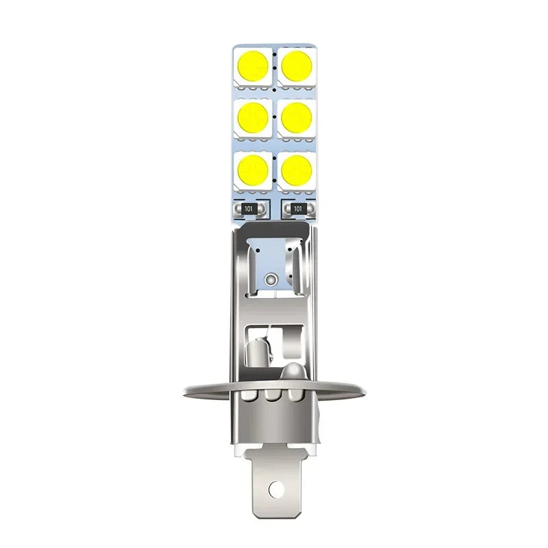Upgrade 2PC NEW H1 6000K Super White 55W LED Headlight Bulbs Kit Fog Driving Light Voiture Wholesale Quick Delivery CSV Amagi