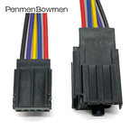 1 Set 5 Pin 2.54mm Car HUD Electrical Cable Connectors Female Male Wire Harness Plug For 31072-1070 31072-1010