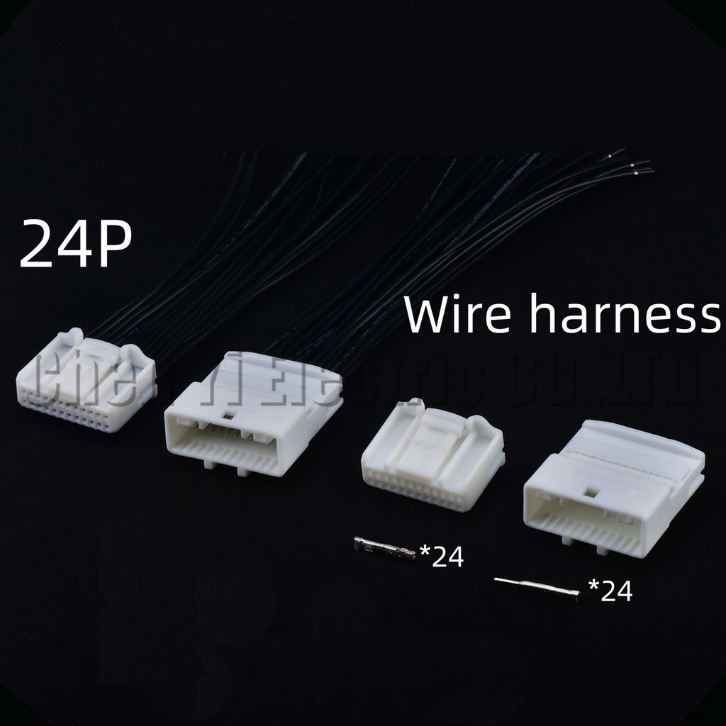 24-Pin Wire Harness Automotive Audio Navigation Connector Socket harness Toyota Toyota