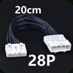 28-Pin Wire Harness Automotive multimedia navigation screen harness Connector