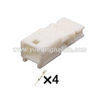 4-Pin Connector Unsealed 0.7mm Male Female Connector Wiring Harness AC Assembly Cable Socket 1612035-1 1473672-1 1123343-1