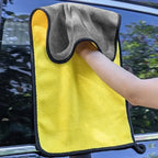 Car Wash Towels Cleaning Cloth Absorbent Dry Cloth General Purpose Microfiber Towel Thickened Yellow 30/40/60cm Amagi