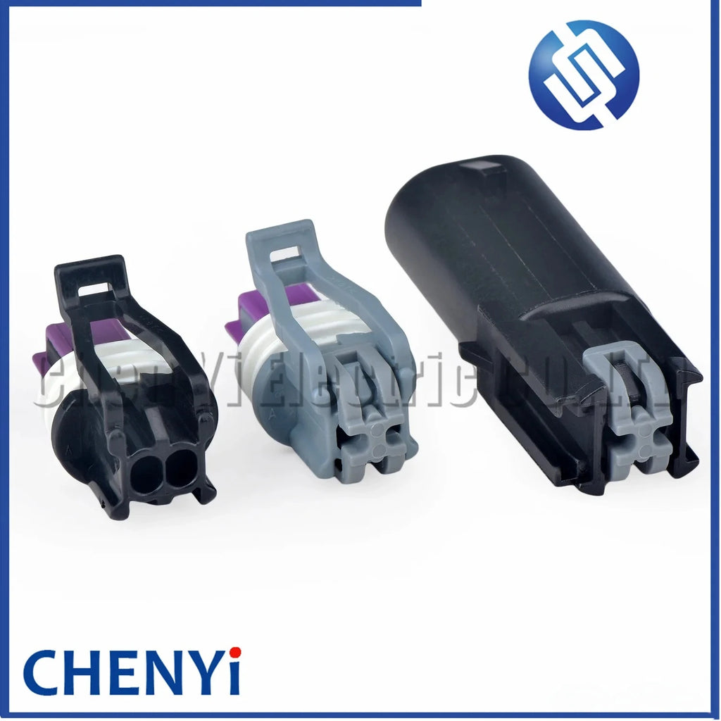 2 Pin Car intake exhaust VVT solenoid valve connector Water Temperature Sensor Plug 15449028 13512990 For Buick Chevy Hyundai