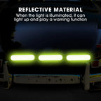 60/10pcs Motorcycle Helmet Reflective Strips Sticker Night Safe Driving Warning Tape General Fluorescent Car Decorative Stickers