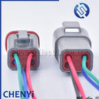 DT 2 3 4 6 8 12 Pin Automotive Sealed Electric Plug male female Waterproof Connector Wire Harness DT06-2S DT04-2P For Deutsch