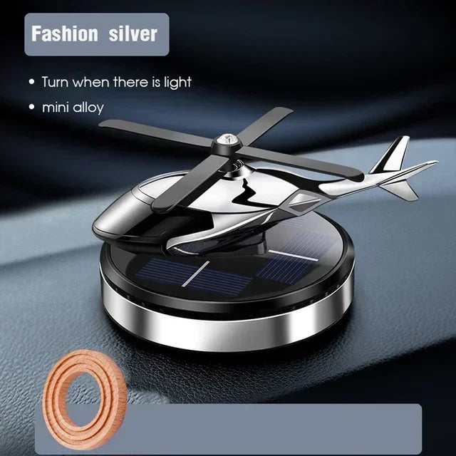 Solar Helicopter Car Air Freshener Fragrance Supplies Interior Accessories Novelty Propeller Flavoring Perfume Diffuser Amagi