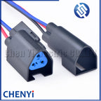 3 Pin Auto Waterproof Connector male or female Automobile Triangle Wire harness plug socket 7-1437710-9 3-1437712-1 For Ford