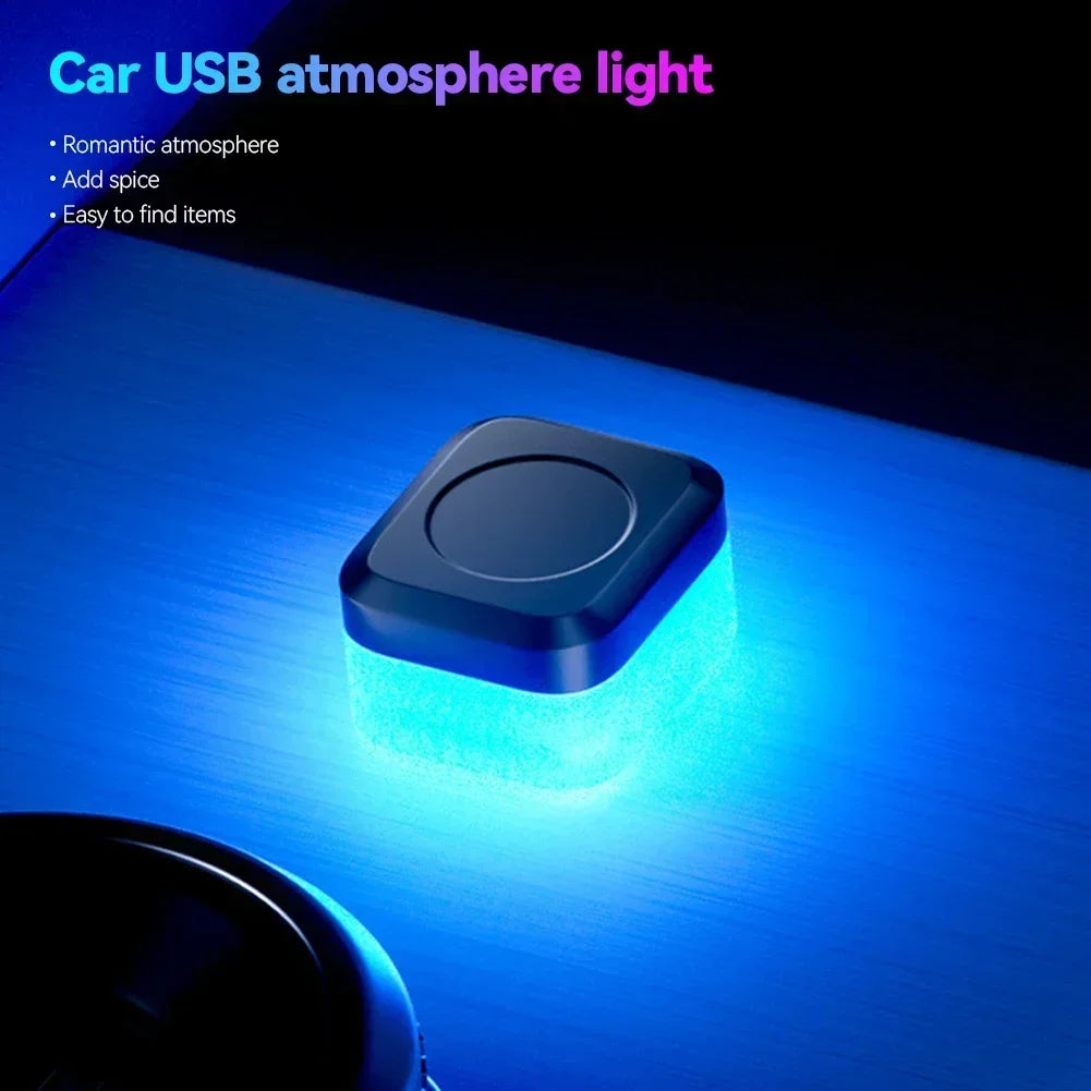 Universal USB Car Interior Ambient Atmosphere Light LED Signal Lights Auto Reading Lamp Decorations Interior Accessories Amagi