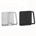 Stainless Steel Sponge Holder for Kitchen Sink - Rustproof Brushed Sponge Caddy Silver Organizer Adhesive Clutter-Free Amagi